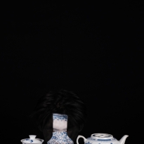blue-and-white