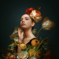 From the flowers 