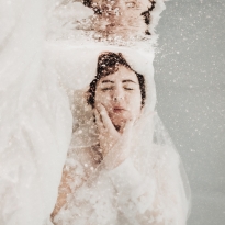 Portrait underwater