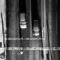 Long shadows.
