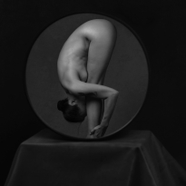 The folded woman