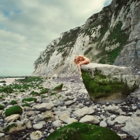 Riona on the rocks