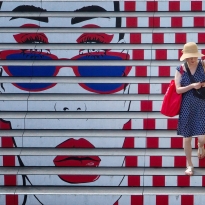 Women in red